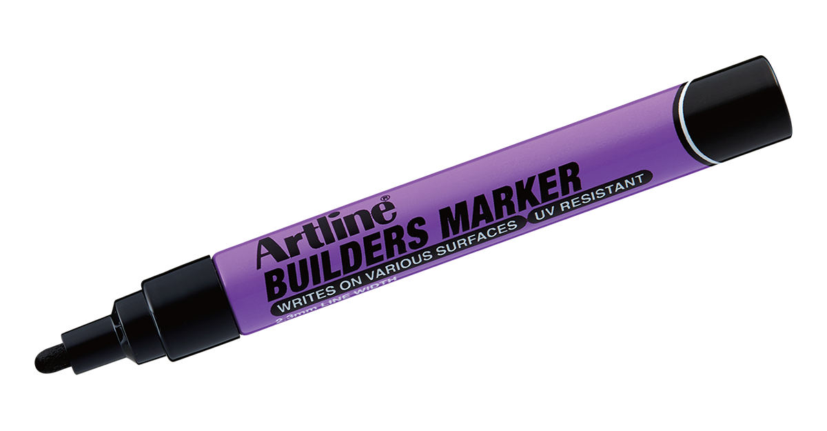 Builders Markers | Professional Series | 2.3mm Bullet Tip
