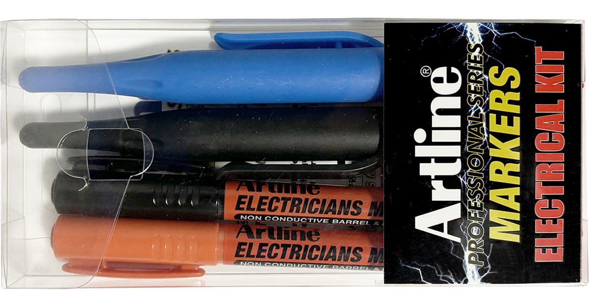 Electricians Markers | Professional Series Kit | 4-Pack
