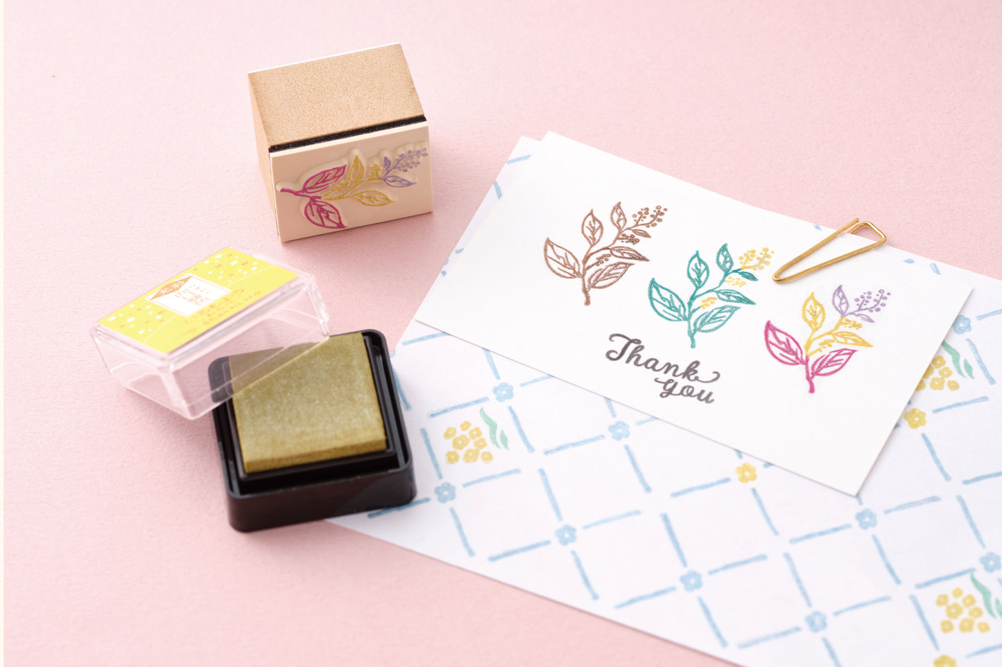 Iromoyo Kosai Warabe Stamp Pads (Shimmering Ink, small)