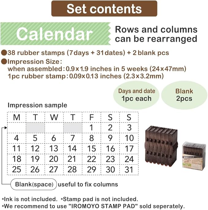 Calendar Stamps