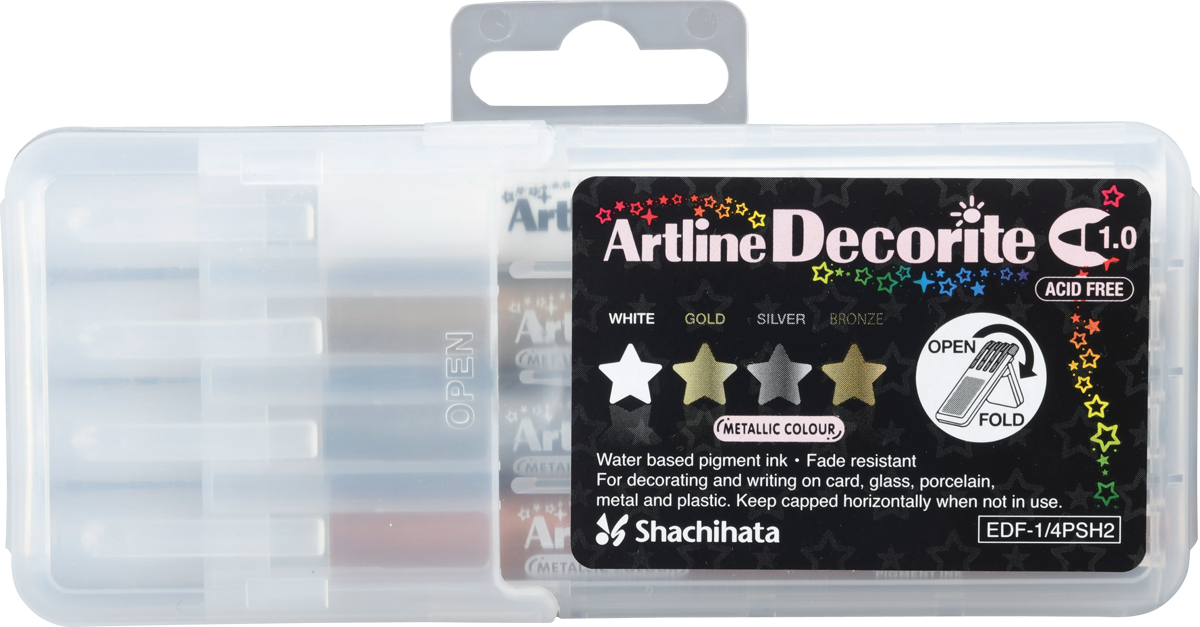 Artline Decorite Marker Sets | 1.0mm Bullet Tip