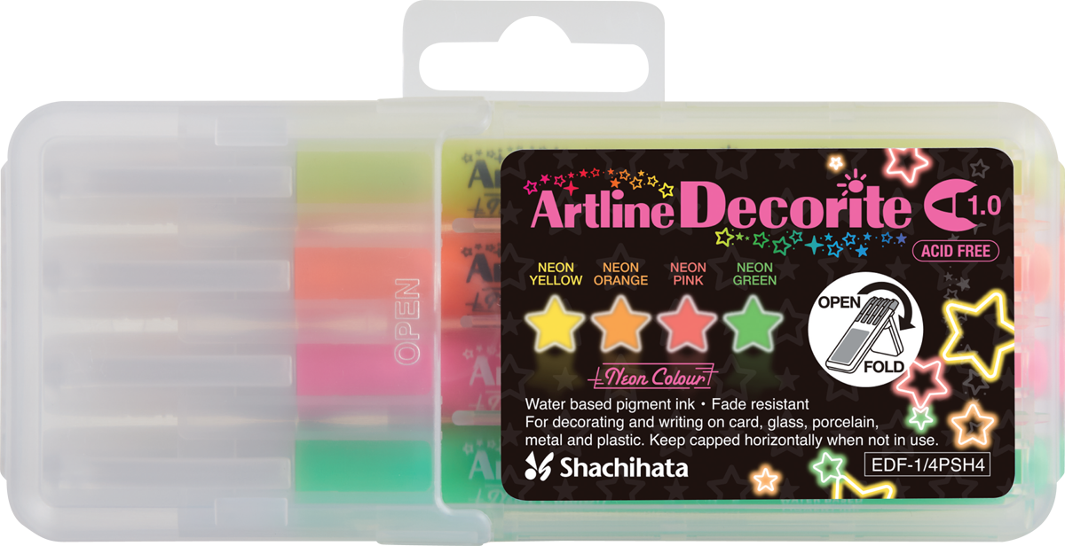Artline Decorite Marker Sets | 1.0mm Bullet Tip
