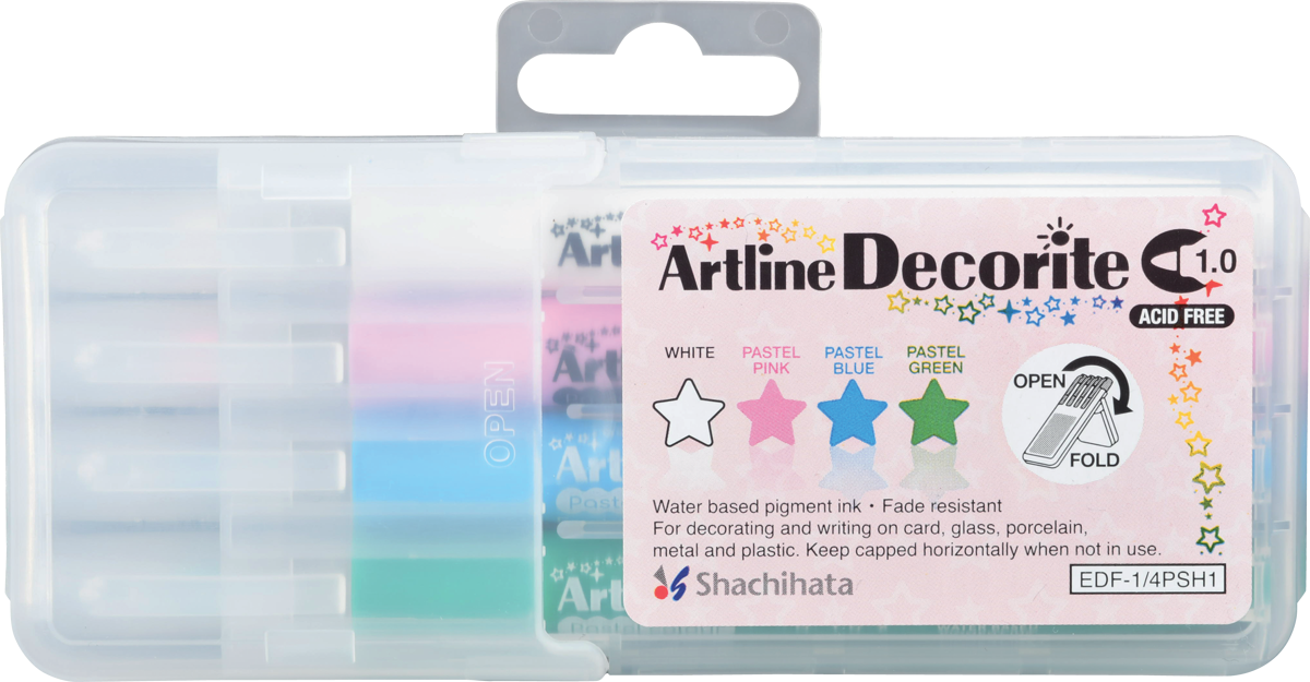 Artline Decorite Marker Sets | 1.0mm Bullet Tip