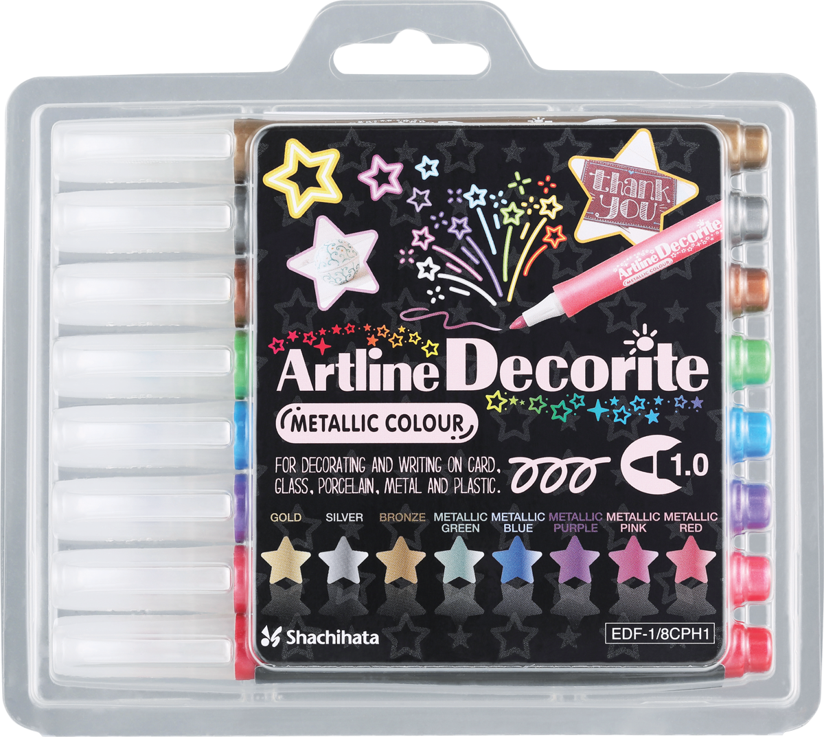 Artline Decorite Marker Sets | 1.0mm Bullet Tip