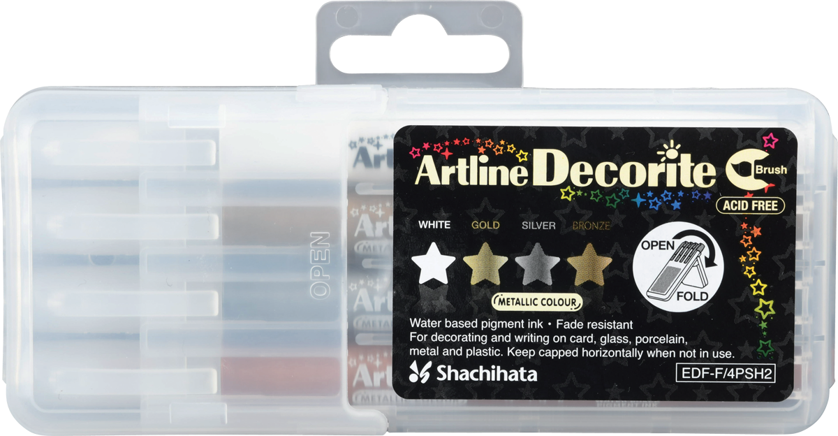 Artline Decorite Marker Sets | Brush Tip