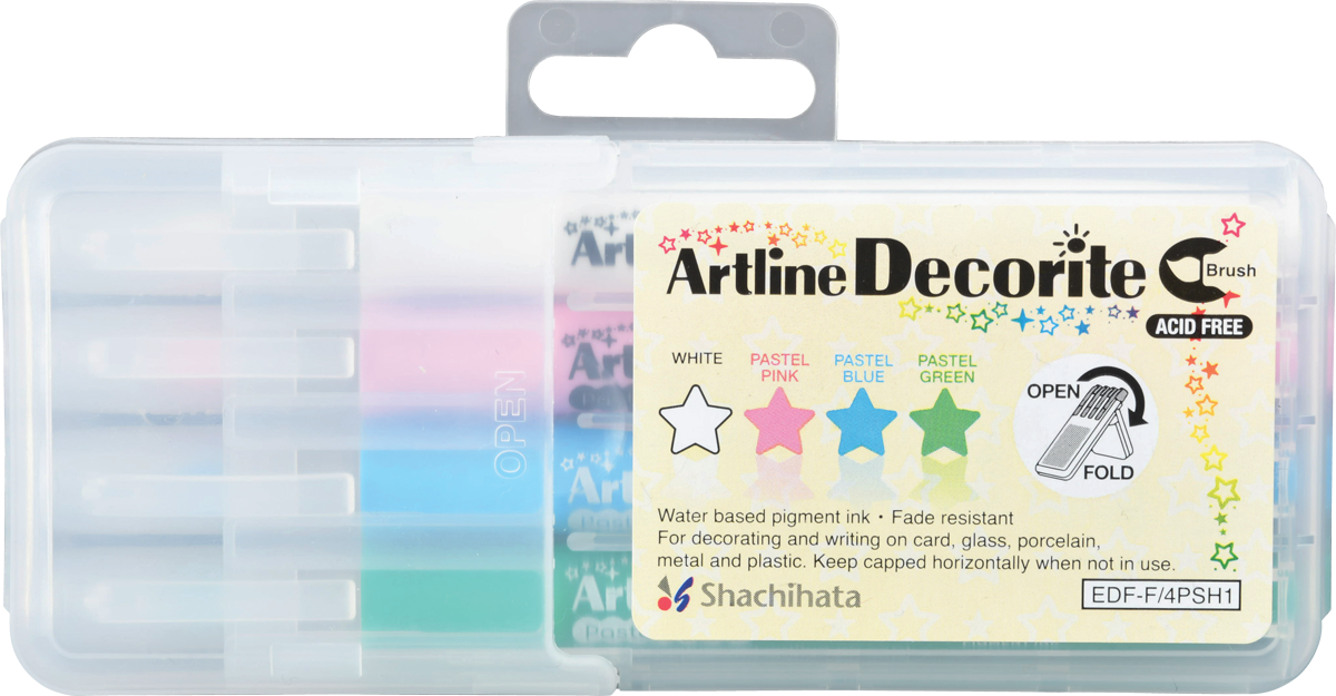Artline Decorite Marker Sets | Brush Tip