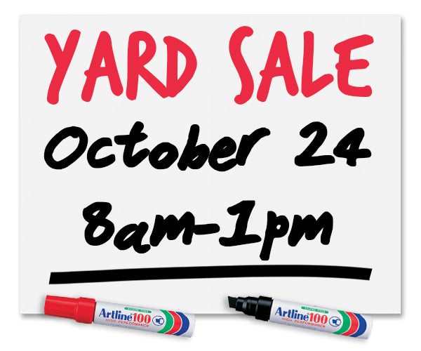 Aluminum Barrel Permanent Markers | 7.5-12.0mm Chisel Tip