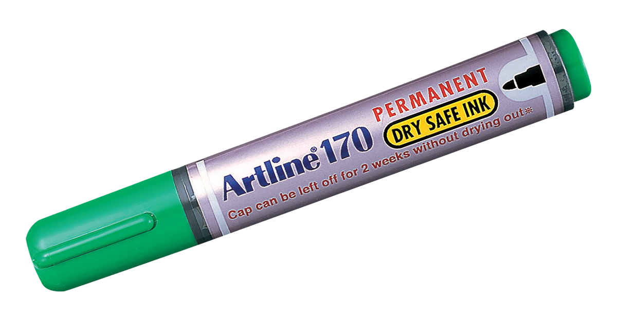 EK-170 Dry-Safe Permanent Marker Green