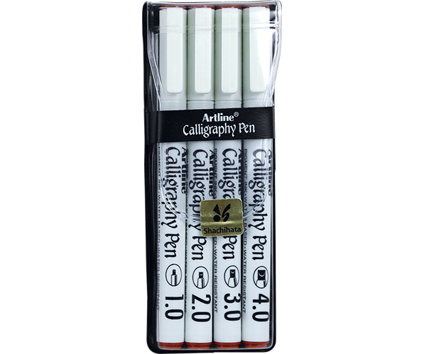 Calligraphy Pen Set | 1.0mm, 2.0mm, 3.0mm, 4.0mm Tips