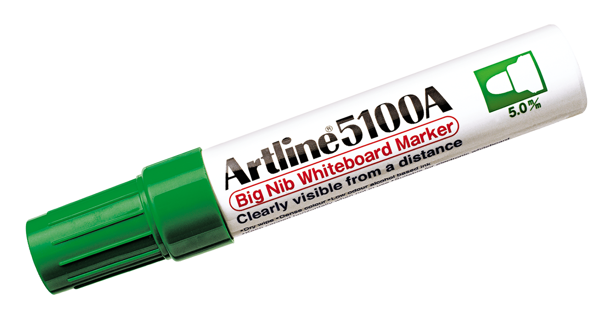 EK-5100A Big Nib Whiteboard Marker Green