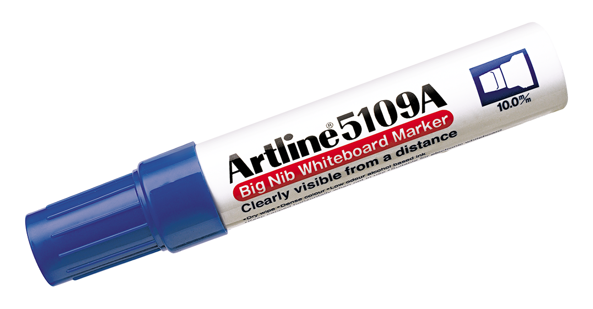EK-5109A Big Nib Whiteboard Marker Blue