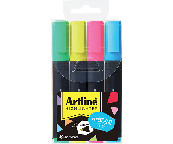 Highlighter Set | 1.0mm-4.0mm Chisel Tip