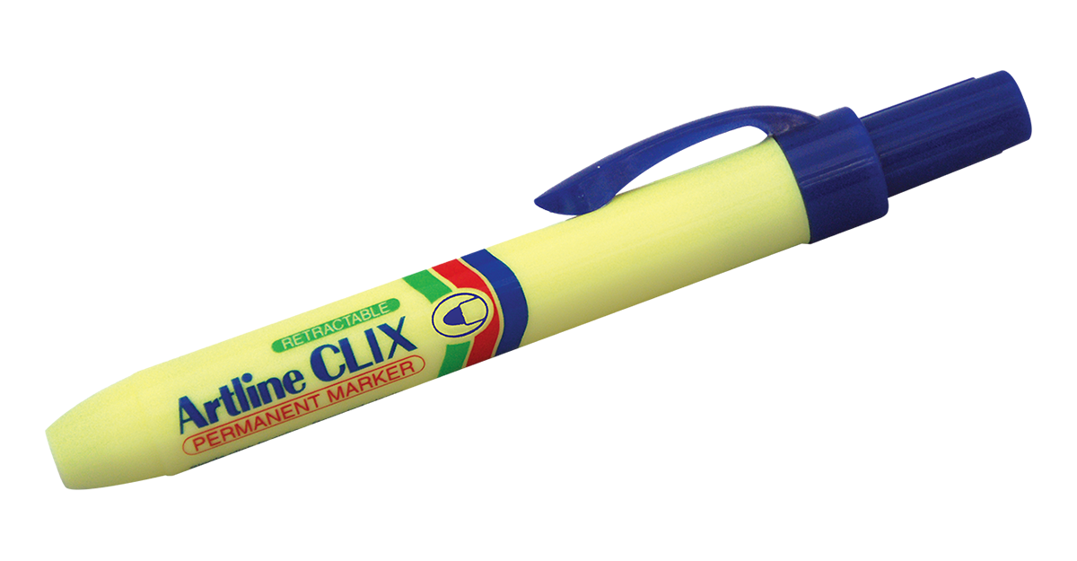 EK-73 Artline CLIX Permanent Marker Blue