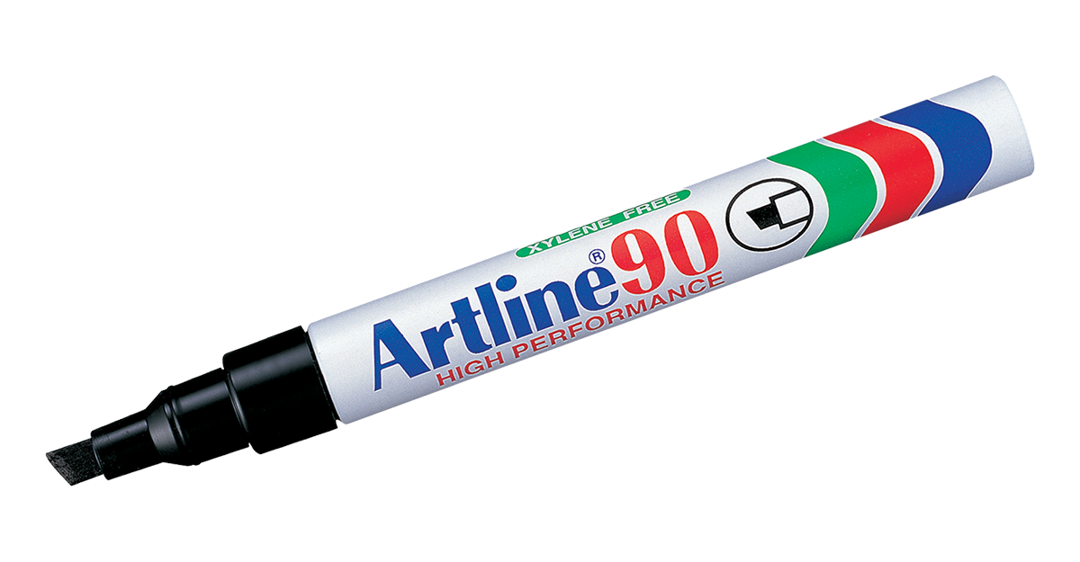 EK-90 Aluminum Barrel Permanent Marker Black