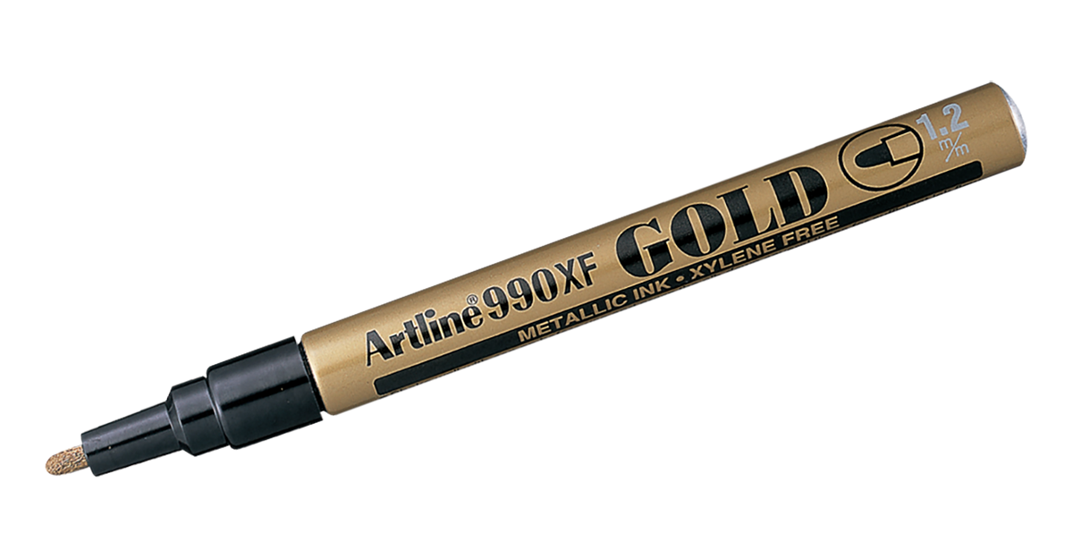 EK-990 Metallic Ink Marker Gold