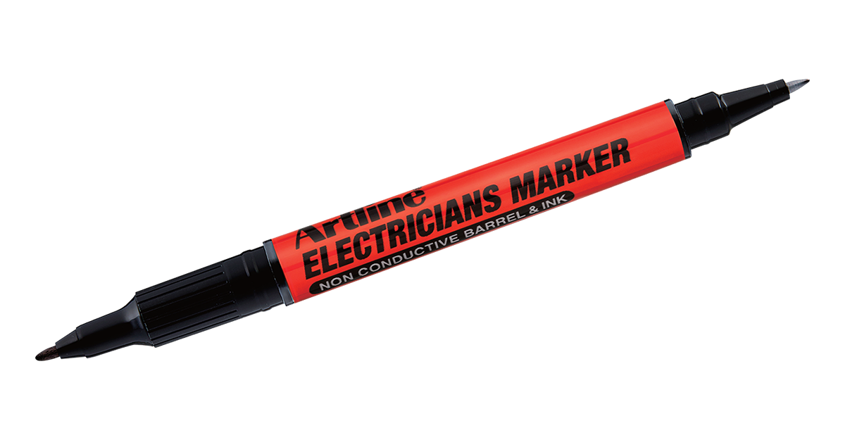 EKPR-ELFT Electricians Professional Series Marker Black