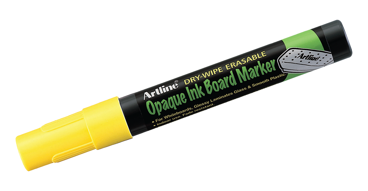 EPD-4 Opaque Ink Board Marker Fluorescent Yellow