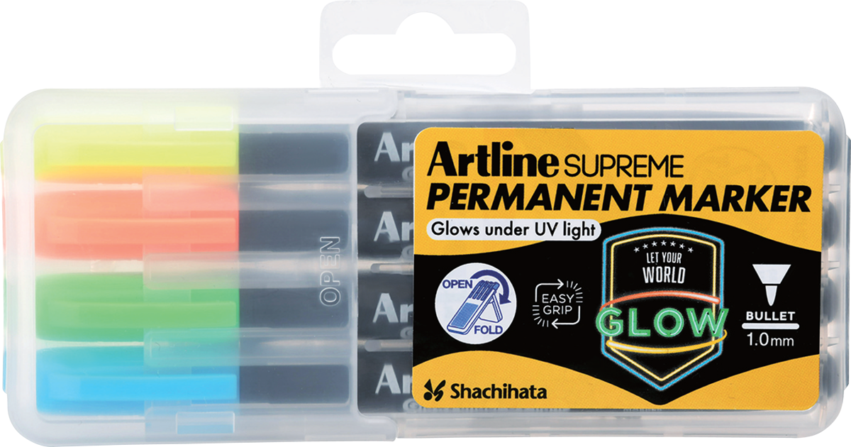 Artline SUPREME UV Marker Set | 1.0mm Bullet Tip