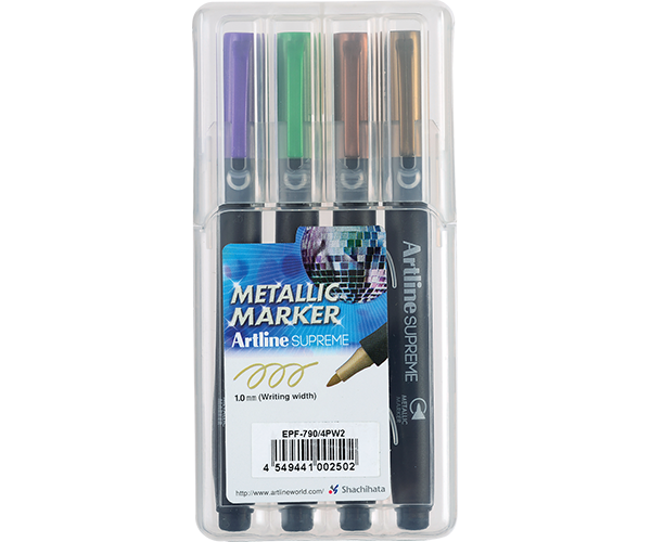 Artline SUPREME Metallic Marker Sets | 1.0mm Bullet Tip