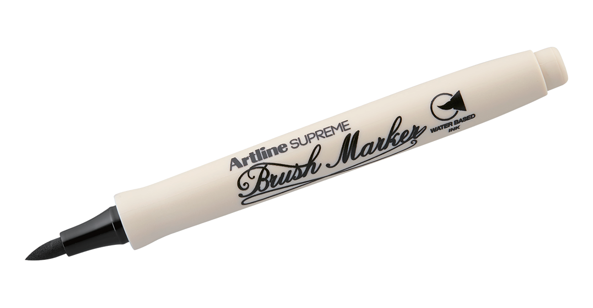 EPF-F Artline SUPREME Brush Marker Black