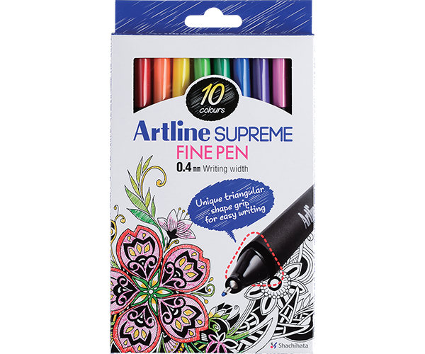 Artline SUPREME Fine Pen Sets | 0.4mm Fine Tip