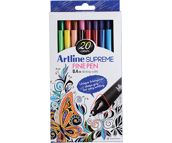 Artline SUPREME Fine Pen Sets | 0.4mm Fine Tip