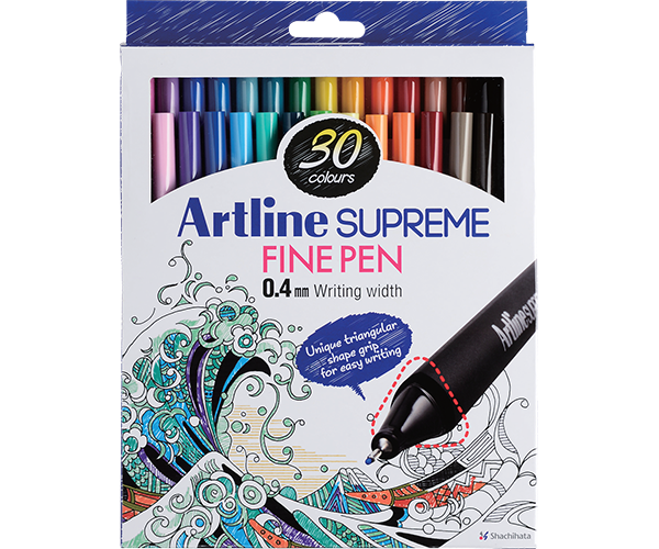Artline SUPREME Fine Pen Sets | 0.4mm Fine Tip