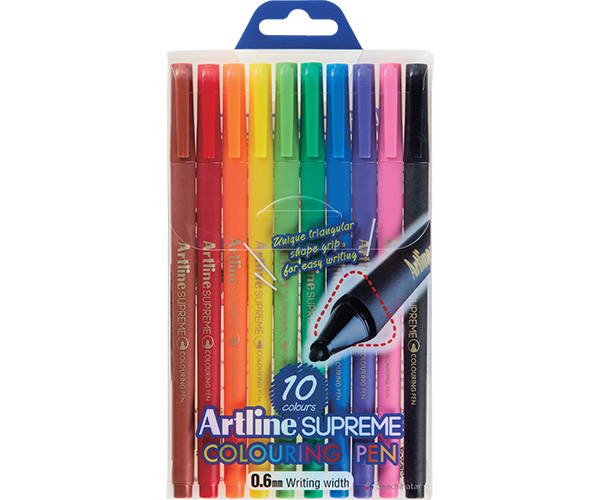 Artline SUPREME Coloring Pen Sets | 0.6mm Fine Tip