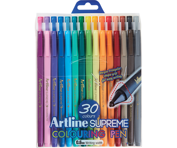 Artline SUPREME Coloring Pen Sets | 0.6mm Fine Tip