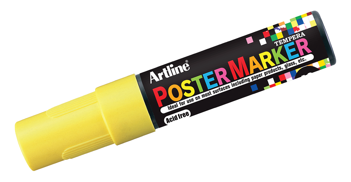 EPP-12 Poster Marker Fluorescent Yellow