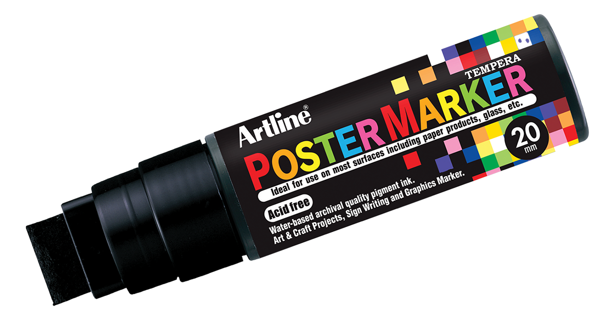 EPP-20 Poster Marker Black