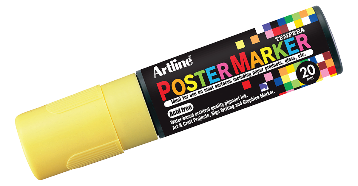 EPP-20 Poster Marker Fluorescent Yellow