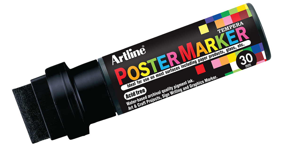 EPP-30 Poster Marker Black