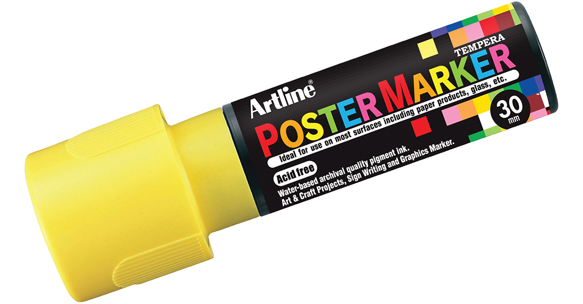 EPP-30 Poster Marker Fluorescent Yellow