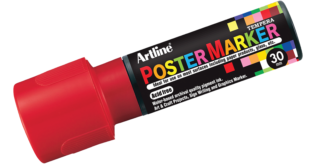 EPP-30 Poster Marker Red