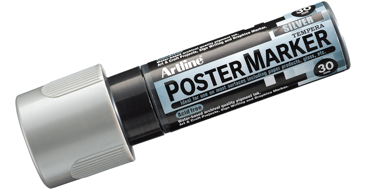 EPP-30 Poster Marker Silver