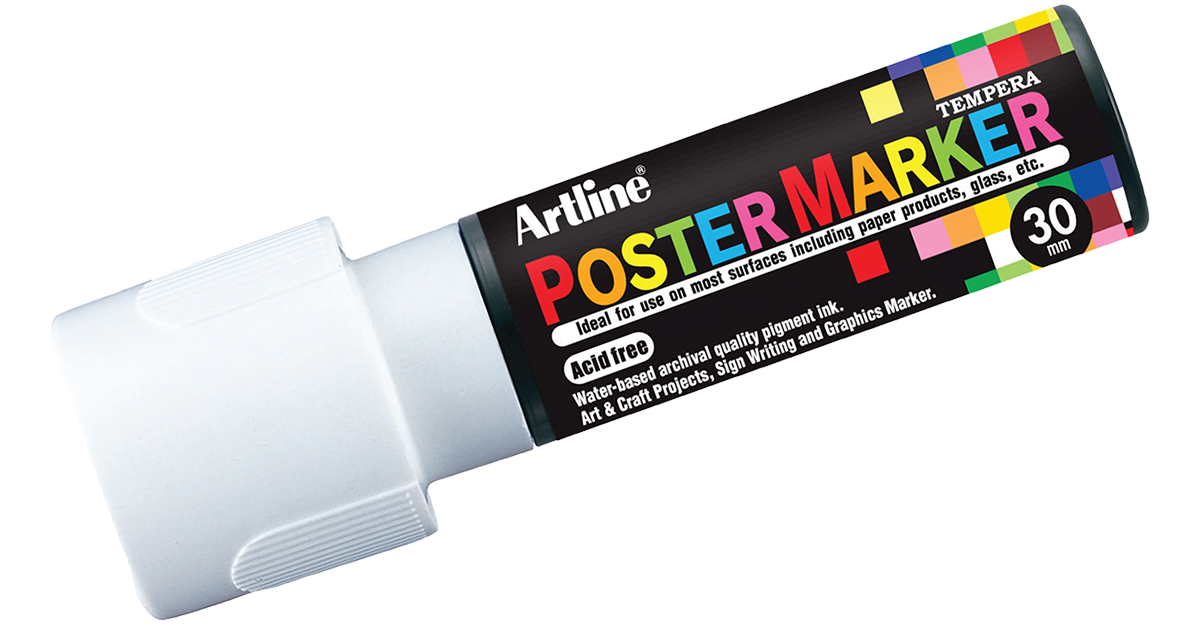 EPP-30 Poster Marker White