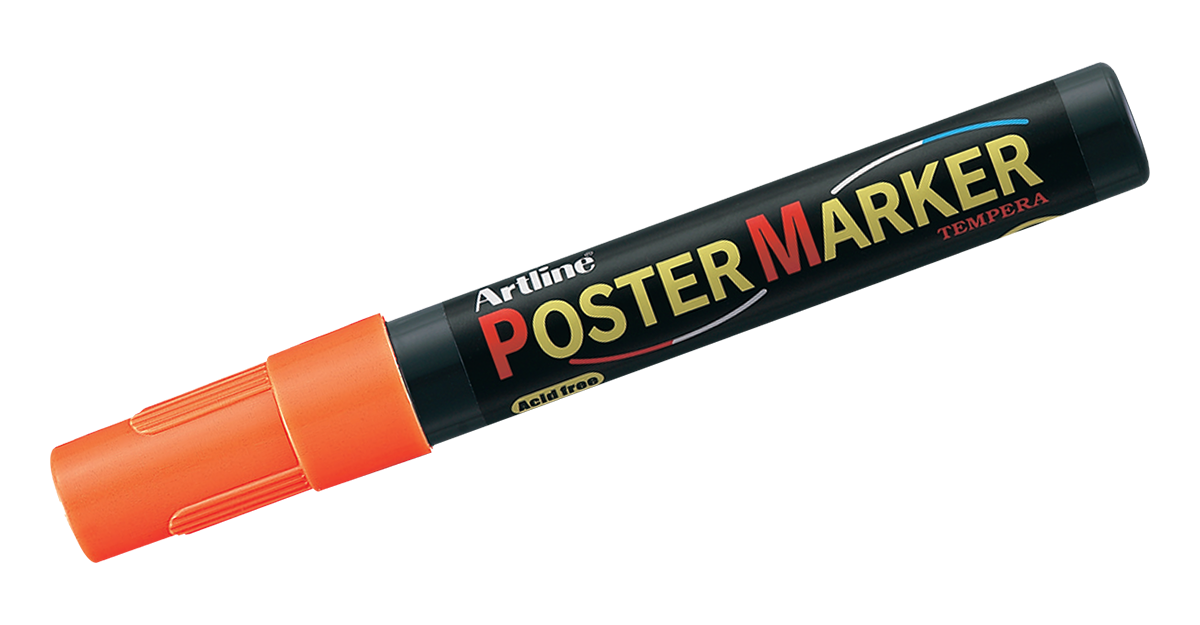 EPP-4 Poster Marker Fluorescent Orange