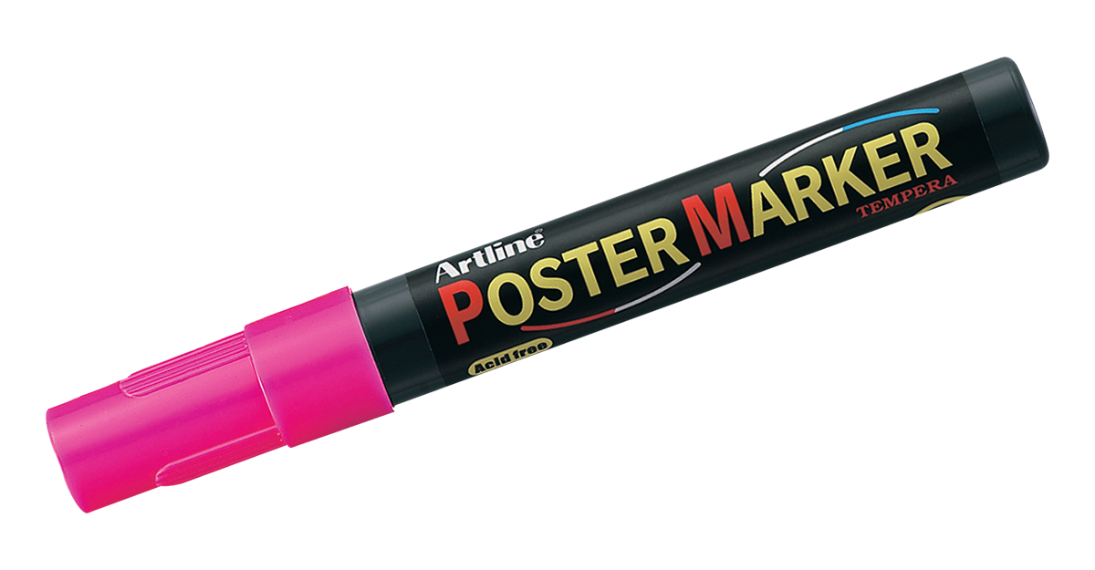 EPP-4 Poster Marker Fluorescent Pink
