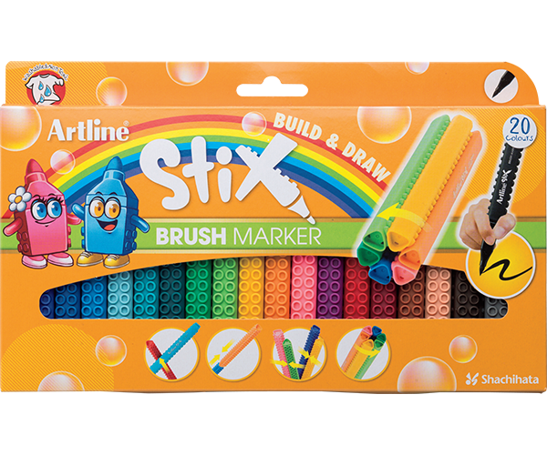 Artline StiX Brush Marker Sets