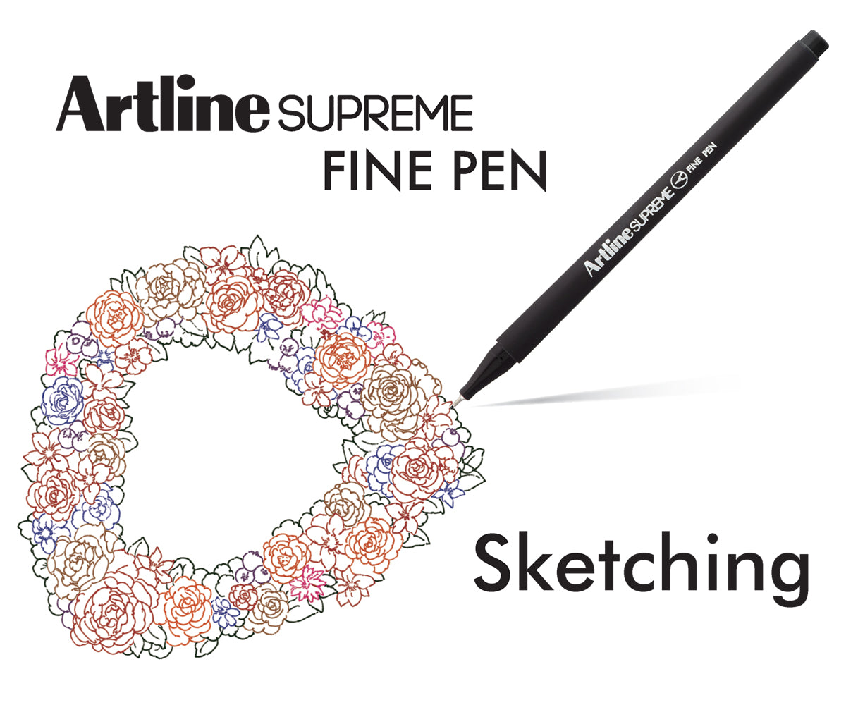Artline SUPREME Fine Pen Sets | 0.4mm Fine Tip