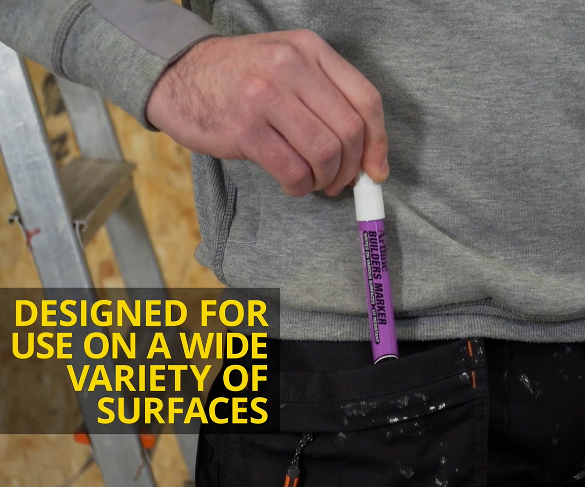 Builders Markers | Professional Series | 2.3mm Bullet Tip