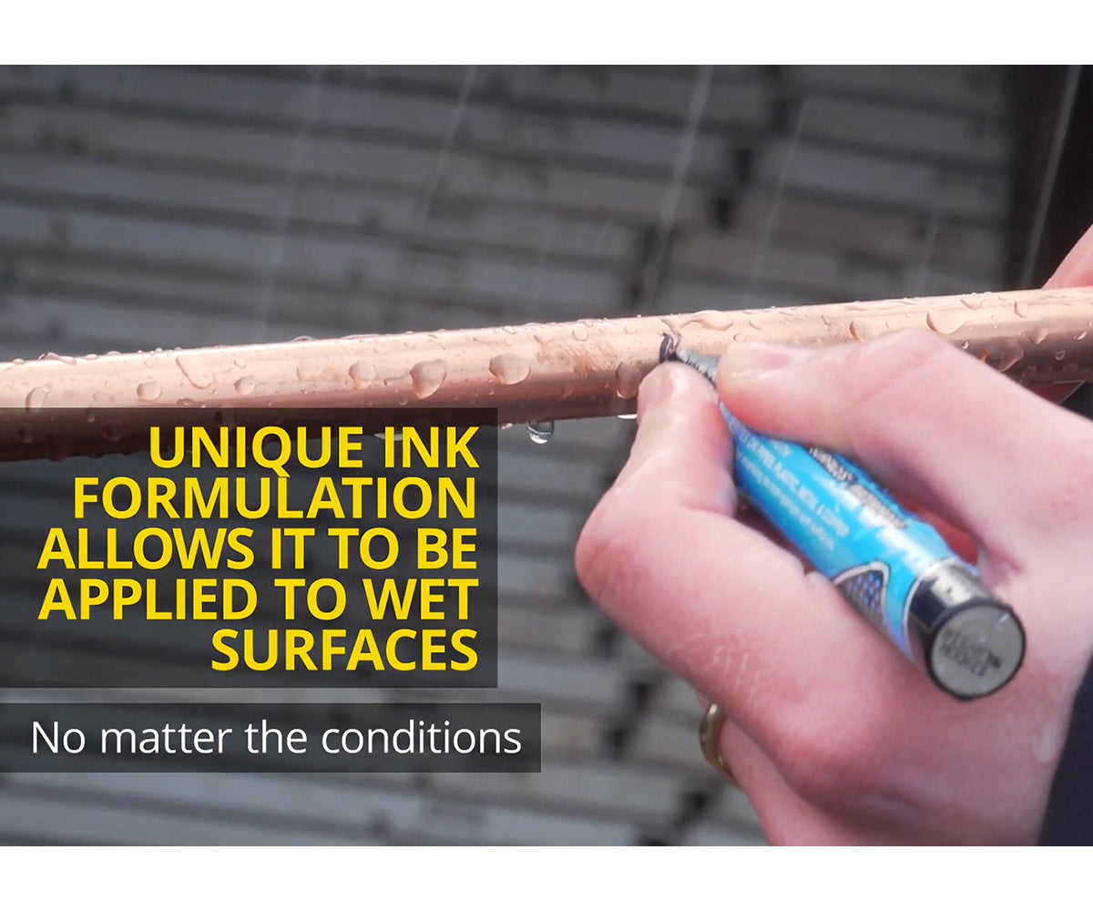 Plumbers Markers | Professional Series | 1.5mm Bullet Tip