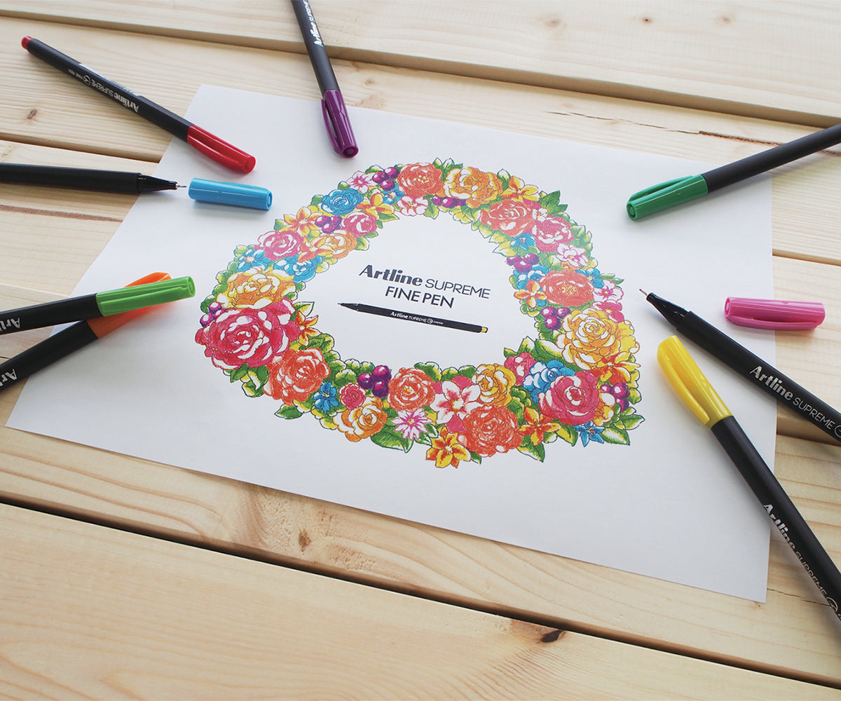 Artline SUPREME Fine Pen Sets | 0.4mm Fine Tip