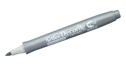 EDF-1 Artline Decorite Marker Silver