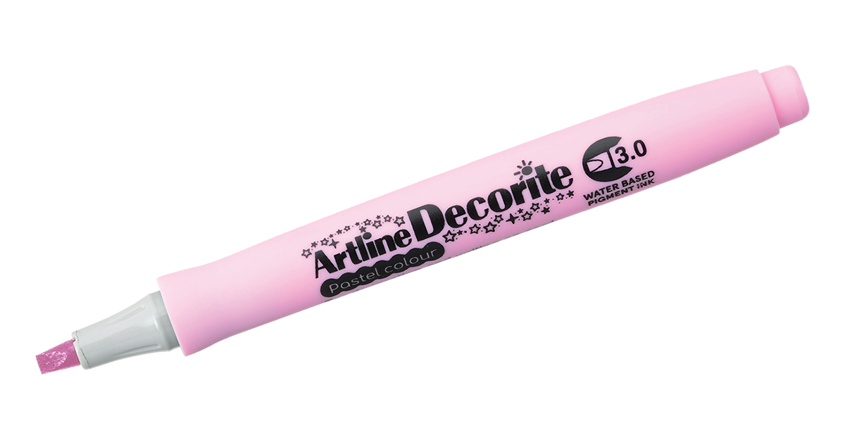 EDF-3 Artline Decorite Marker Pastel Pink