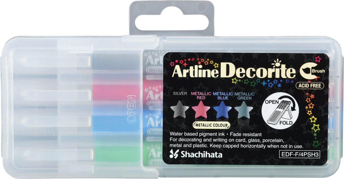 Artline Decorite Marker Sets | Brush Tip