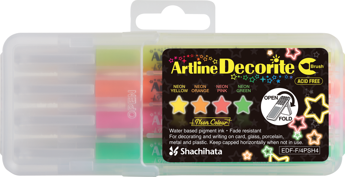 Artline Decorite Marker Sets | Brush Tip
