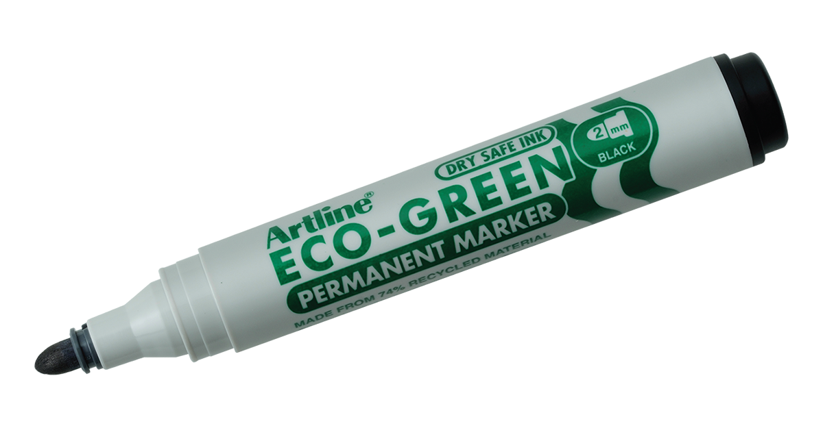 EJK-177 ECO-GREEN Permanent Marker Red