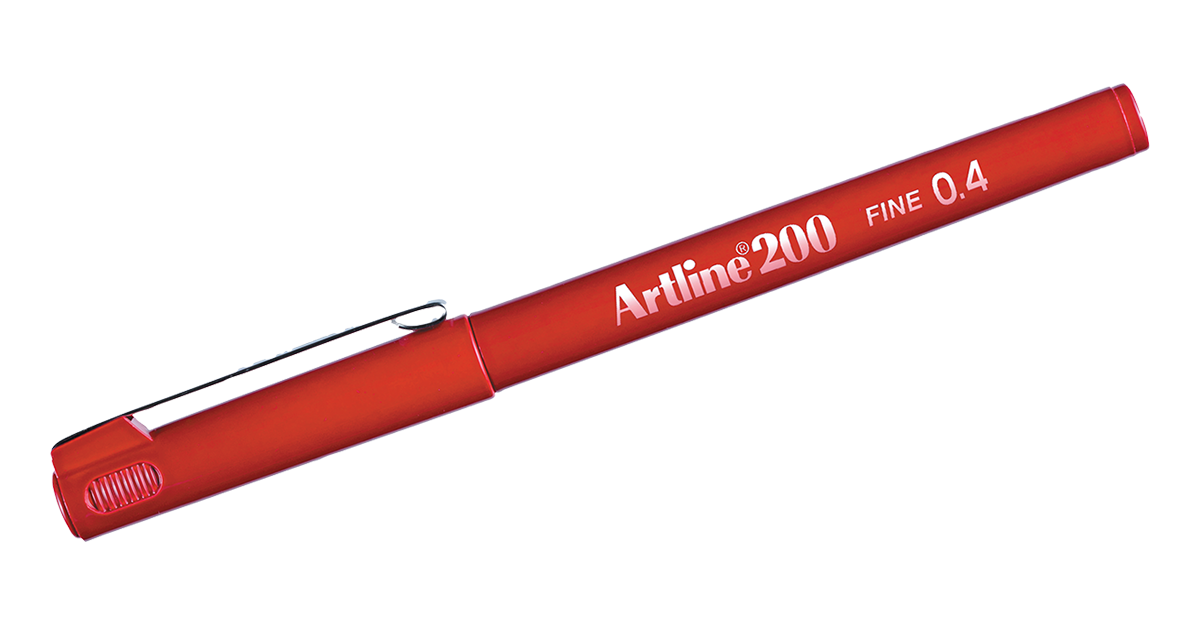 EK-200 Writing Pen Dark Red